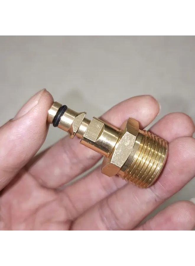 Karcher M22 14 Premium Copper Quick Connect Adapter For Pressure Washers Car Wash Guns - Image 3